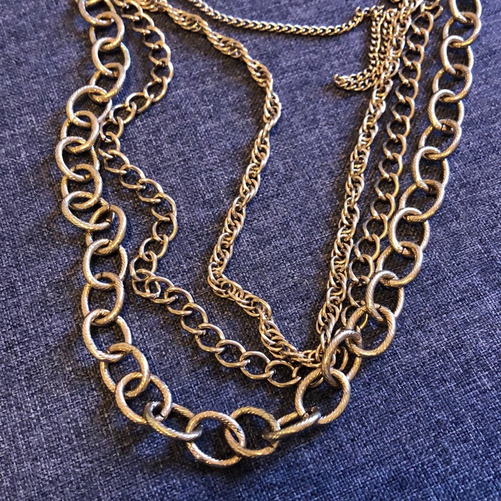 Multi Chain Necklace - Picture 6 of 8